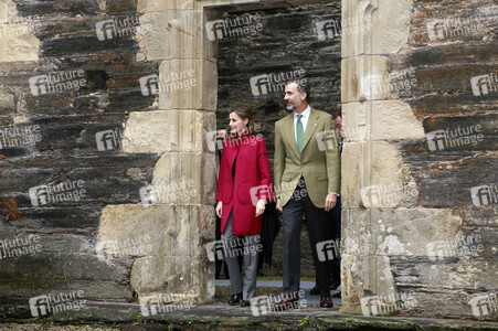 Felipe und Letizia besuchen die Region Los Oscos