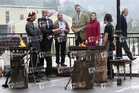 Felipe und Letizia besuchen die Region Los Oscos