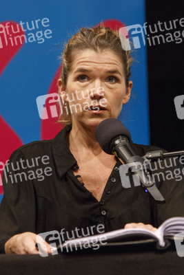 Anke Engelke und Devid Striesow auf der lit.Cologne in Köln