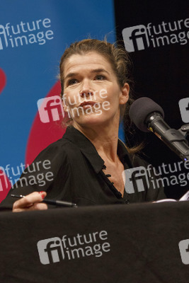 Anke Engelke und Devid Striesow auf der lit.Cologne in Köln