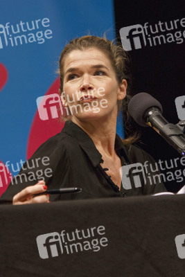 Anke Engelke und Devid Striesow auf der lit.Cologne in Köln