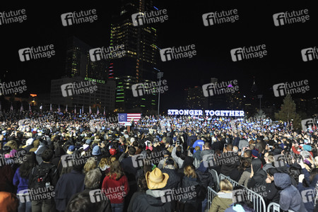Wahlkampfveranstaltung mit Hillary Clinton in Philadelphia