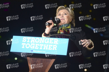 Wahlkampfveranstaltung mit Hillary Clinton in Philadelphia