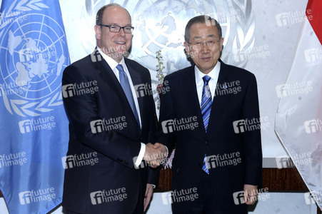 Albert von Monaco bei der UN in New York