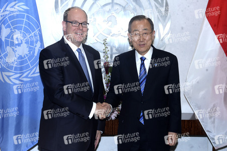 Albert von Monaco bei der UN in New York