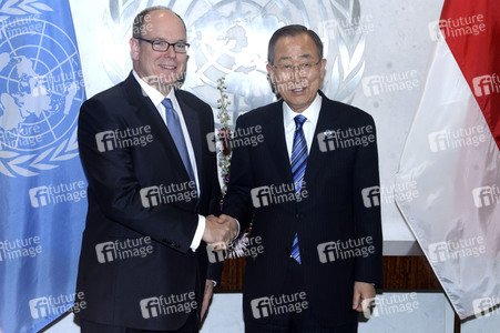 Albert von Monaco bei der UN in New York