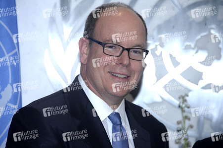 Albert von Monaco bei der UN in New York