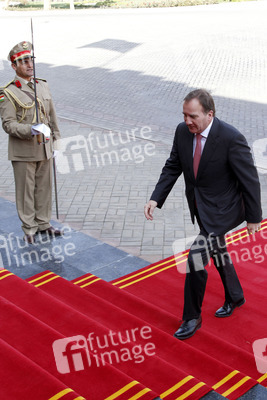 Masud Barzani triftt Stefan Löfven in Erbil