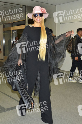 Ankunft von Lady Gaga in Narita
