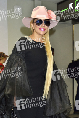 Ankunft von Lady Gaga in Narita