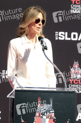 Hand and Footprint Ceremony mit Jassica Chastain in Los Angeles