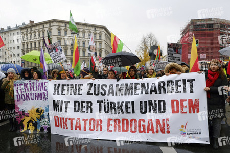 Kurden-Demo in Berlin