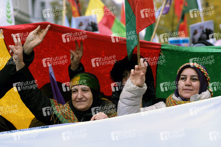 Kurden-Demo in Berlin