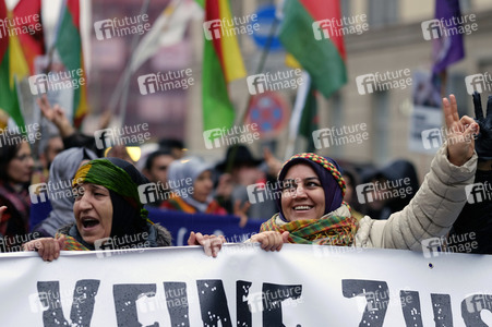 Kurden-Demo in Berlin