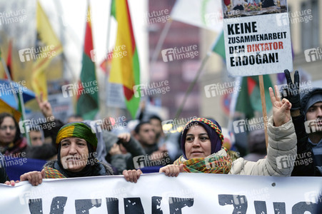 Kurden-Demo in Berlin