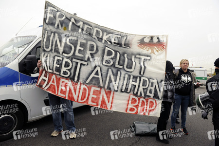 'Merkel muss weg' Demo in Berlin