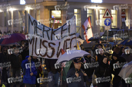'Merkel muss weg' Demo in Berlin