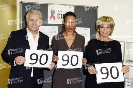 Pressetermin 'Künstler gegen AIDS - Die Gala 2016' in Berlin