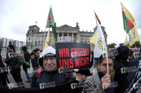 Kurdenprotest in Berlin