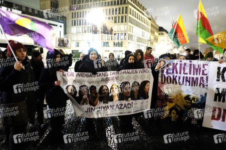 Kurdenprotest in Berlin