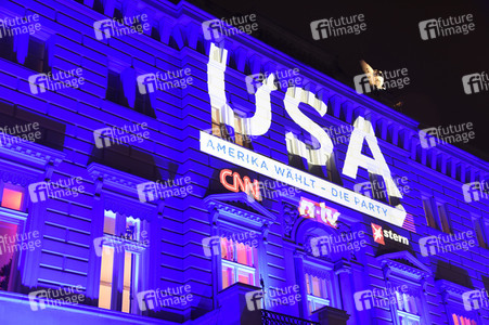 Wahlparty zur US-Wahlnacht 2016 in Berlin