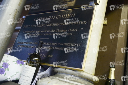 Trauer um Leonard Cohen in New York