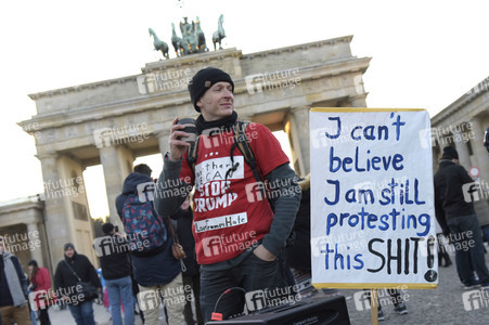 Protest gegen Donald Trump in Berlin