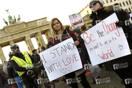 Protest gegen Donald Trump in Berlin