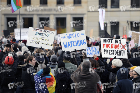 Protest gegen Donald Trump in Berlin