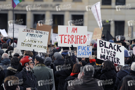 Protest gegen Donald Trump in Berlin
