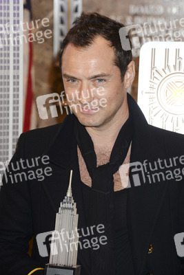 Jude Law bei der IIllumination des Empire State Buildings in New York