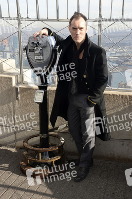 Jude Law bei der IIllumination des Empire State Buildings in New York