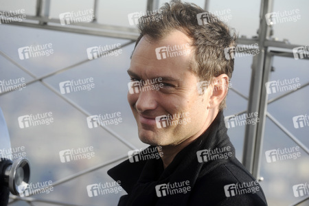 Jude Law bei der IIllumination des Empire State Buildings in New York