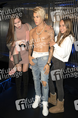 Enthüllung der Justin Bieber Wachsfigur bei Madame Tussauds Berlin