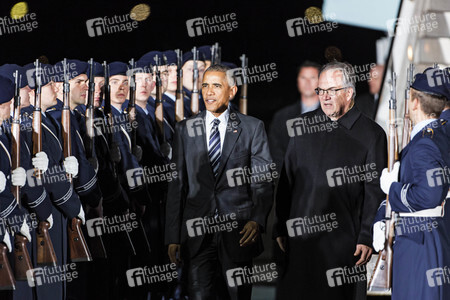 Ankunft von Barack Obama in Berlin