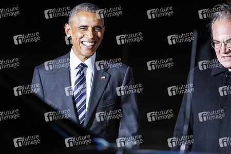Ankunft von Barack Obama in Berlin