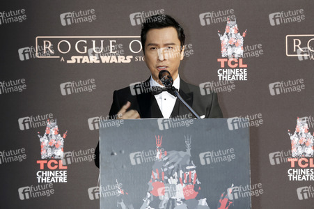 Hand and Footprint Ceremony mit Donnie Yen in Los Angeles