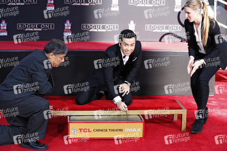Hand and Footprint Ceremony mit Donnie Yen in Los Angeles