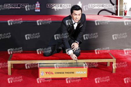 Hand and Footprint Ceremony mit Donnie Yen in Los Angeles