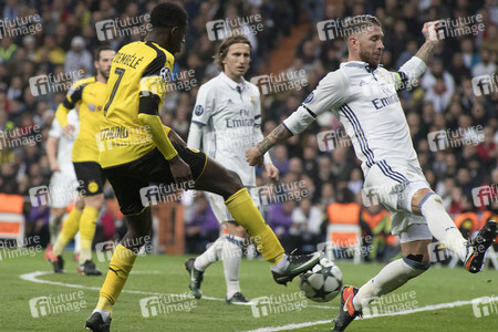 Champions League Match Real Madrid vs Borussia Dortmund in Madrid