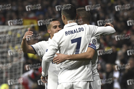Champions League Match Real Madrid vs Borussia Dortmund in Madrid