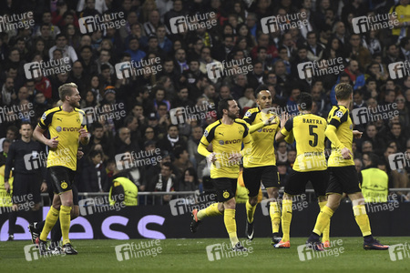 Champions League Match Real Madrid vs Borussia Dortmund in Madrid