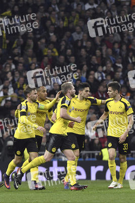 Champions League Match Real Madrid vs Borussia Dortmund in Madrid