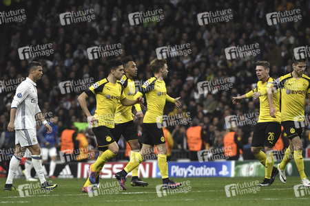 Champions League Match Real Madrid vs Borussia Dortmund in Madrid