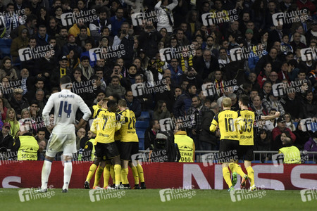 Champions League Match Real Madrid vs Borussia Dortmund in Madrid