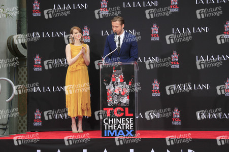 Hand and Footprint Ceremony mit Emma Stone und Ryan Gossling in Los Angeles