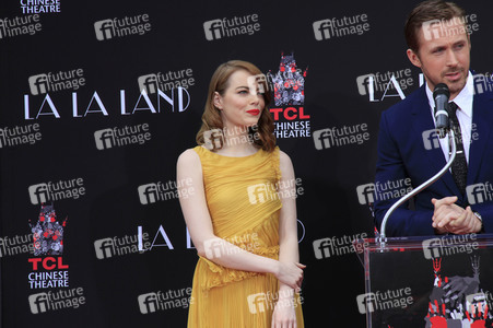 Hand and Footprint Ceremony mit Emma Stone und Ryan Gossling in Los Angeles
