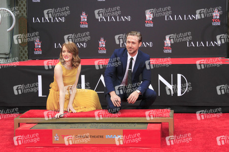 Hand and Footprint Ceremony mit Emma Stone und Ryan Gossling in Los Angeles