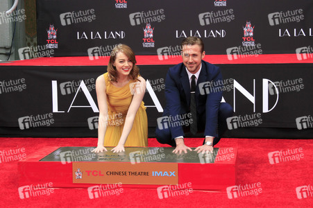 Hand and Footprint Ceremony mit Emma Stone und Ryan Gossling in Los Angeles