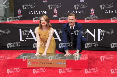 Hand and Footprint Ceremony mit Emma Stone und Ryan Gossling in Los Angeles